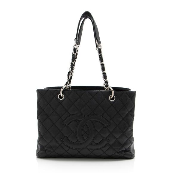 Chanel Caviar Leather Grand Shopping Tote - Picture 1 of 15